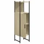 Armario de baño madera ingeniería roble Sonoma 33x33x120,5 cm de , Tocadores - Ref: Foro24-842467, Precio: 76,57 €, Descuento: %