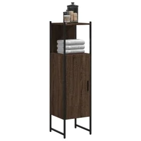 Armario de baño madera ingeniería marrón roble 33x33x120,5 cm de , Tocadores - Ref: Foro24-842470, Precio: 71,00 €, Descuento: %