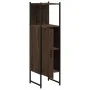 Armario de baño madera ingeniería marrón roble 33x33x120,5 cm de , Tocadores - Ref: Foro24-842470, Precio: 71,00 €, Descuento: %