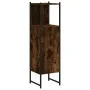 Armario de baño madera ingeniería roble ahumado 33x33x120,5 cm de , Tocadores de baño - Ref: Foro24-842468, Precio: 62,64 €, ...