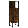 Armario de baño madera ingeniería roble ahumado 33x33x120,5 cm de , Tocadores de baño - Ref: Foro24-842468, Precio: 63,85 €, ...