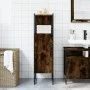 Armario de baño madera ingeniería roble ahumado 33x33x120,5 cm de , Tocadores de baño - Ref: Foro24-842468, Precio: 62,64 €, ...