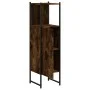 Armario de baño madera ingeniería roble ahumado 33x33x120,5 cm de , Tocadores de baño - Ref: Foro24-842468, Precio: 62,64 €, ...