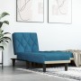 Sofá diván de terciopelo azul de , Divanes - Ref: Foro24-352859, Precio: 145,50 €, Descuento: %