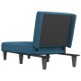 Sofá diván de terciopelo azul de , Divanes - Ref: Foro24-352859, Precio: 145,50 €, Descuento: %