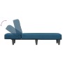 Sofá diván de terciopelo azul de , Divanes - Ref: Foro24-352859, Precio: 145,50 €, Descuento: %