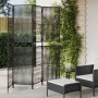 Biombo de 4 paneles ratán sintético negro de , Divisores de ambientes - Ref: Foro24-365392, Precio: 111,93 €, Descuento: %