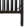 Biombo de 4 paneles ratán sintético negro de , Divisores de ambientes - Ref: Foro24-365392, Precio: 111,93 €, Descuento: %