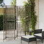 Biombo de 6 paneles ratán sintético gris de , Divisores de ambientes - Ref: Foro24-365386, Precio: 152,42 €, Descuento: %