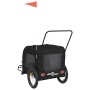 Remolque de bicicleta mascotas hierro tela Oxford negro de , Cochecitos para mascotas - Ref: Foro24-93863, Precio: 136,77 €, ...