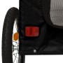 Remolque de bicicleta mascotas hierro tela Oxford negro de , Cochecitos para mascotas - Ref: Foro24-93863, Precio: 136,77 €, ...