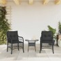 Sillones de jardín con cojines 2 uds ratán sintético negro de , Sillas de jardín - Ref: Foro24-365153, Precio: 162,36 €, Desc...