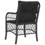 Sillones de jardín con cojines 2 uds ratán sintético negro de , Sillas de jardín - Ref: Foro24-365153, Precio: 162,36 €, Desc...