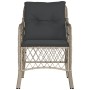 Sillones de jardín con cojines 2 uds ratán sintético gris de , Sillas de jardín - Ref: Foro24-365158, Precio: 177,95 €, Descu...