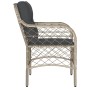 Sillones de jardín con cojines 2 uds ratán sintético gris de , Sillas de jardín - Ref: Foro24-365158, Precio: 177,95 €, Descu...