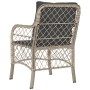 Sillones de jardín con cojines 2 uds ratán sintético gris de , Sillas de jardín - Ref: Foro24-365158, Precio: 177,95 €, Descu...