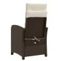 Sillones reclinables jardín con cojines marrones 2 uds ratán PE de , Sillas de jardín - Ref: Foro24-365170, Precio: 267,25 €,...