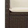 Sillones reclinables jardín con cojines marrones 2 uds ratán PE de , Sillas de jardín - Ref: Foro24-365170, Precio: 267,25 €,...