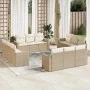 12-piece garden sofa set and brown synthetic rattan cushions by , Modular outdoor sofas - Ref: Foro24-3251105, Price: 980,14 ...