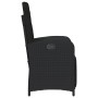 Mesita y sillas con cojines 3 piezas ratán sintético negro de , Conjuntos de jardín - Ref: Foro24-365201, Precio: 297,33 €, D...