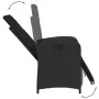 Mesita y sillas con cojines 3 piezas ratán sintético negro de , Conjuntos de jardín - Ref: Foro24-365201, Precio: 335,01 €, D...