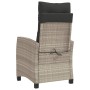 Sillones reclinables de jardín con cojines gris 2 uds ratán PE de , Sillas de jardín - Ref: Foro24-365222, Precio: 226,79 €, ...