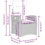 Sillones reclinables de jardín con cojines gris 2 uds ratán PE de , Sillas de jardín - Ref: Foro24-365222, Precio: 226,79 €, ...
