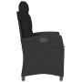 Sillones reclinable jardín cojines 2 uds ratán sintético negro de , Sillas de jardín - Ref: Foro24-365217, Precio: 256,00 €, ...