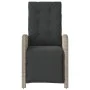 Sillón reclinable jardín y reposapiés 2 uds ratán PE gris claro de , Sillas de jardín - Ref: Foro24-365198, Precio: 295,43 €,...