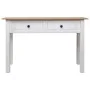 Solid white Panama pine wood console table 110x40x72cm by vidaXL, Side tables - Ref: Foro24-282681, Price: 106,30 €, Discount: %