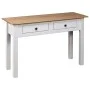 Solid white Panama pine wood console table 110x40x72cm by vidaXL, Side tables - Ref: Foro24-282681, Price: 106,30 €, Discount: %
