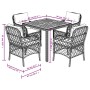 Set de muebles jardín 5 pzas con cojines ratán sintético negro de , Conjuntos de jardín - Ref: Foro24-3212043, Precio: 445,67...