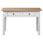 Solid white Panama pine wood console table 110x40x72cm by vidaXL, Side tables - Ref: Foro24-282681, Price: 106,30 €, Discount: %