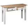Solid white Panama pine wood console table 110x40x72cm by vidaXL, Side tables - Ref: Foro24-282681, Price: 106,30 €, Discount: %