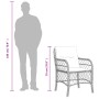 Set de muebles jardín 5 pzas con cojines ratán sintético negro de , Conjuntos de jardín - Ref: Foro24-3212020, Precio: 496,41...