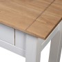 Mesa consola madera maciza pino Panamá blanco 110x40x72cm de vidaXL, Mesas auxiliares - Ref: Foro24-282681, Precio: 115,58 €,...