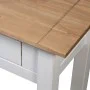 Solid white Panama pine wood console table 110x40x72cm by vidaXL, Side tables - Ref: Foro24-282681, Price: 106,30 €, Discount: %