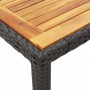 Mesita y sillas con cojines 3 piezas ratán sintético negro de , Conjuntos de jardín - Ref: Foro24-3212036, Precio: 297,27 €, ...
