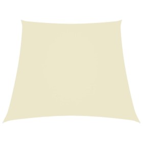 Toldo de vela trapezoidal de tela oxford color crema 2/4x3 m en Sombrillas | Comprar online en Foru.es