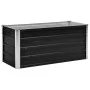 Arriate de acero galvanizado gris antracita 100x40x45 cm de vidaXL, Maceteros y jardineras - Ref: Foro24-45733, Precio: 40,35...