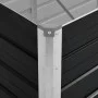 Arriate de acero galvanizado gris antracita 100x40x45 cm de vidaXL, Maceteros y jardineras - Ref: Foro24-45733, Precio: 40,35...