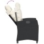 Set de muebles jardín 5 pzas con cojines ratán sintético negro de , Conjuntos de jardín - Ref: Foro24-3212656, Precio: 590,65...