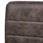Sillas de comedor voladizas 2 unidades cuero sintético marrón oscuro en Sillas de comedor | Comprar online en Foru.es
