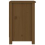 Mesita de noche madera maciza de pino marrón miel 40x35x55 cm de vidaXL, Mesitas de noche - Ref: Foro24-820962, Precio: 56,23...