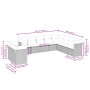 Set de sofás de jardín 10 pzas con cojines ratán sintético gris de , Conjuntos de jardín - Ref: Foro24-3249699, Precio: 613,4...