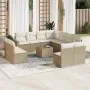 12-piece garden sofa set and brown synthetic rattan cushions by , Modular outdoor sofas - Ref: Foro24-3251475, Price: 828,73 ...