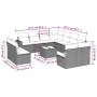 12-piece garden sofa set and brown synthetic rattan cushions by , Modular outdoor sofas - Ref: Foro24-3251475, Price: 828,73 ...