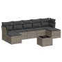 Set de sofás de jardín 8 pzas y cojines ratán sintético gris de , Conjuntos de jardín - Ref: Foro24-3249879, Precio: 436,04 €...