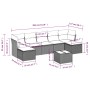 Set de sofás de jardín 8 pzas y cojines ratán sintético gris de , Conjuntos de jardín - Ref: Foro24-3249879, Precio: 436,04 €...