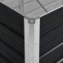 Arriate de acero galvanizado gris antracita 320x80x45 cm de vidaXL, Maceteros y jardineras - Ref: Foro24-45729, Precio: 81,18...